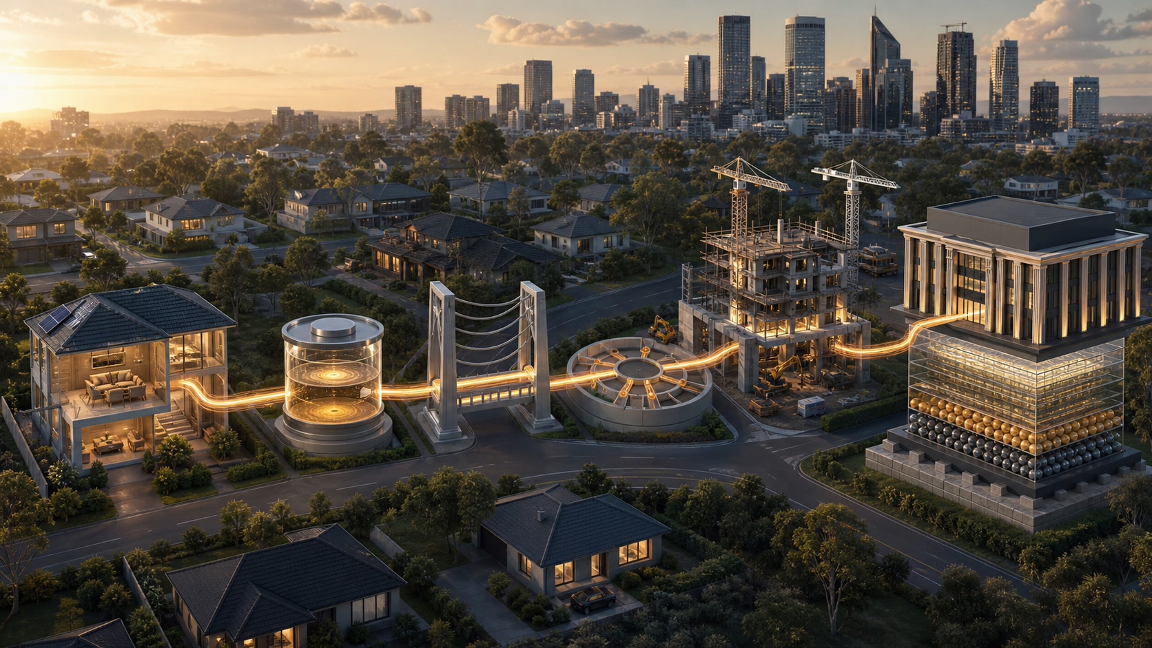 Australian housing pressure moving through household cash flow, mortgage arrears, construction and bank capital